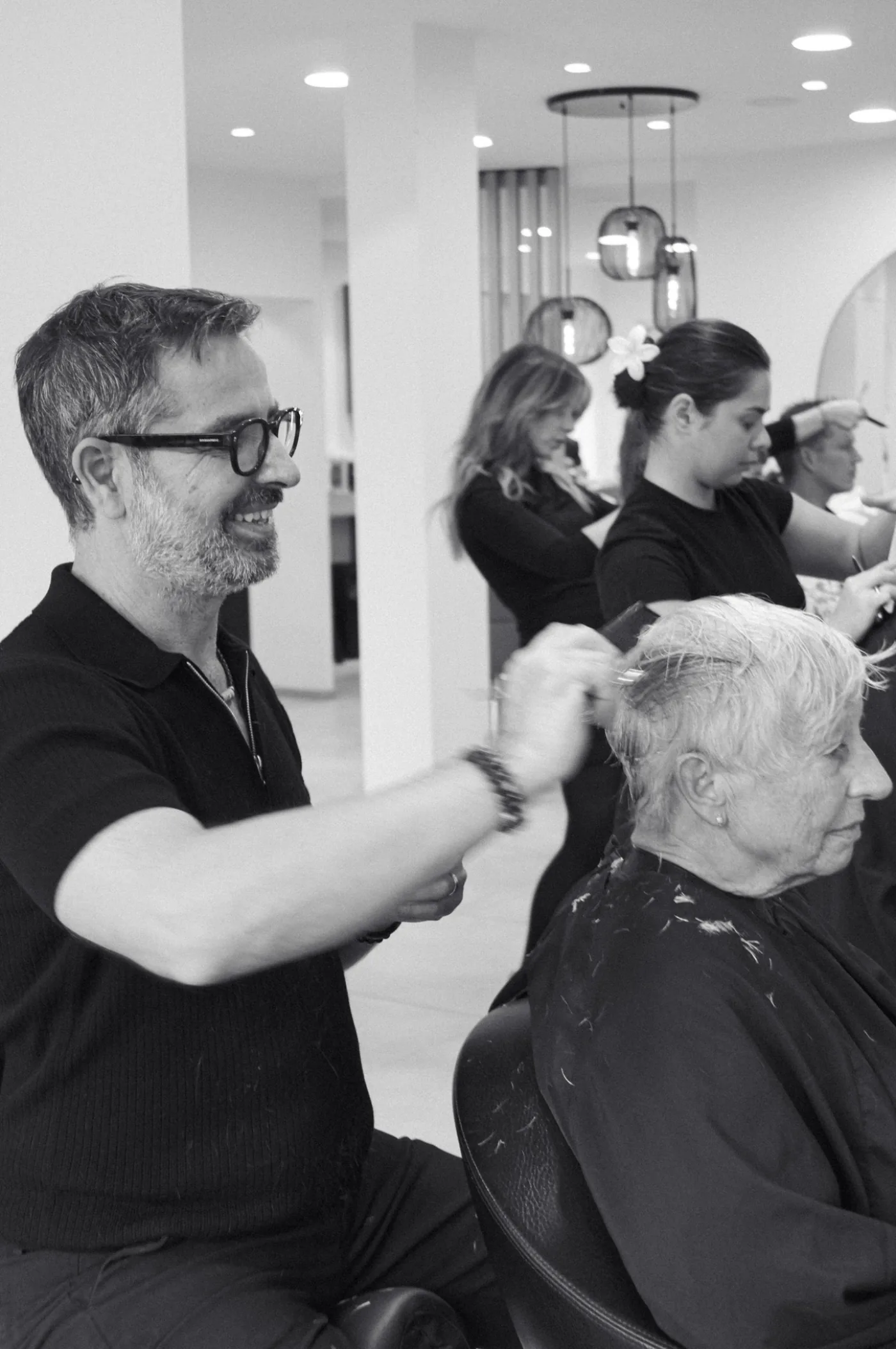 Fabio Greco dans le salon