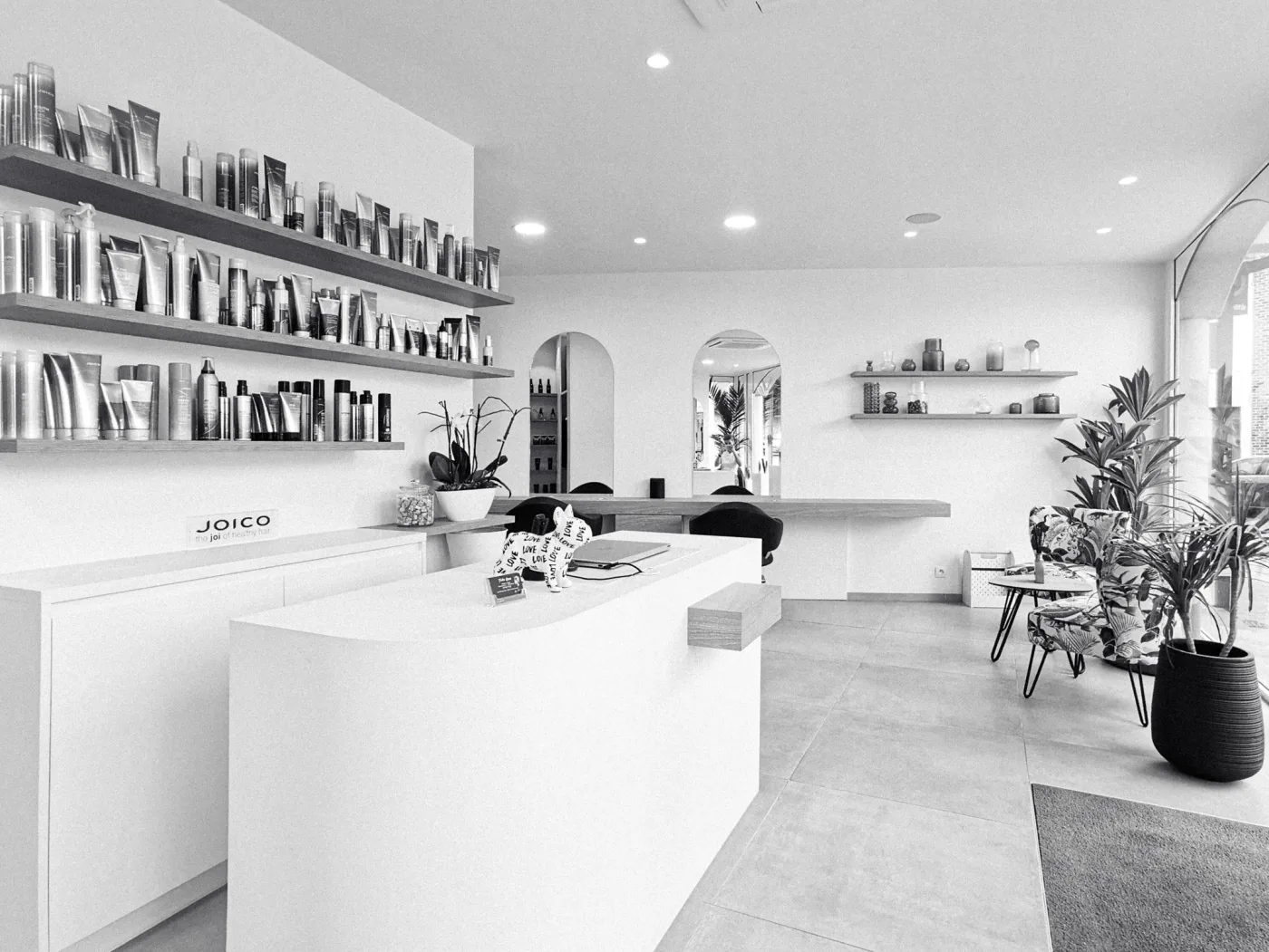 Intérieur du salon Fabio Greco